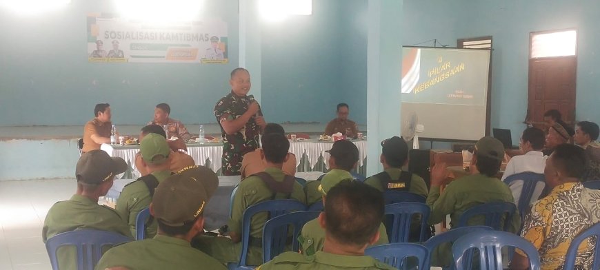Danramil Labuhan Ratu: Jalin Kerja Sama, Wujudkan Kamtibmas yang Harmonis