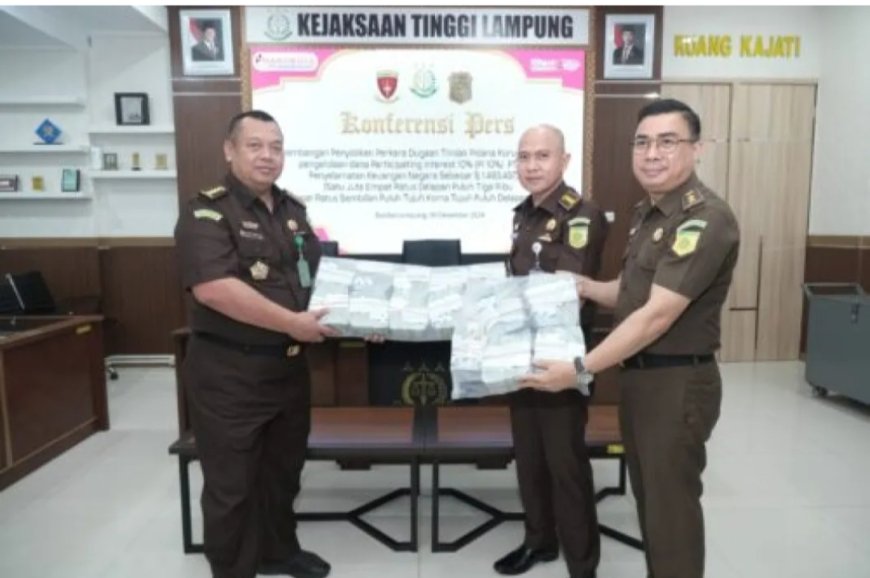 Kejati Lampung Sita Aset PT Lampung Energi Berjaya Senilai Rp84 Miliar
