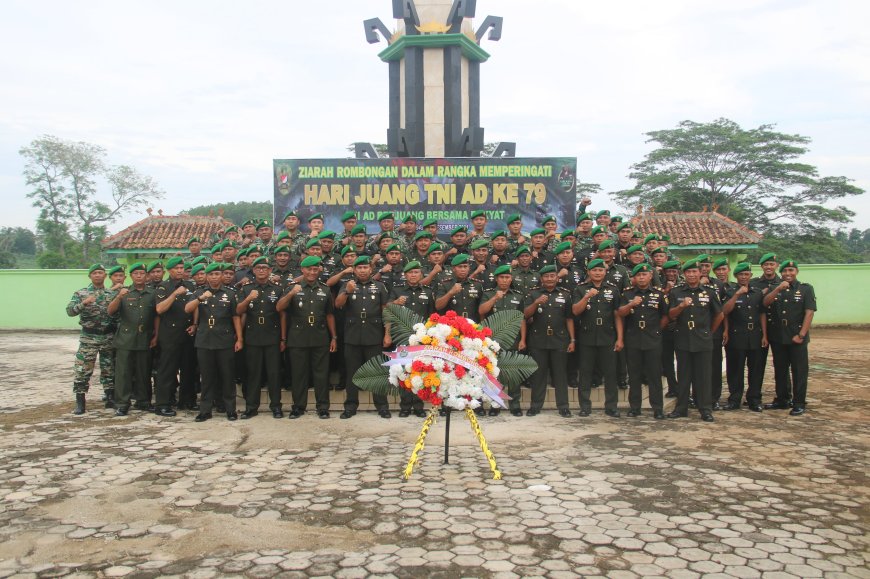 Kenang Pahlawan, Kodim 0429/Lamtim Gelar Ziarah Hari Juang TNI AD