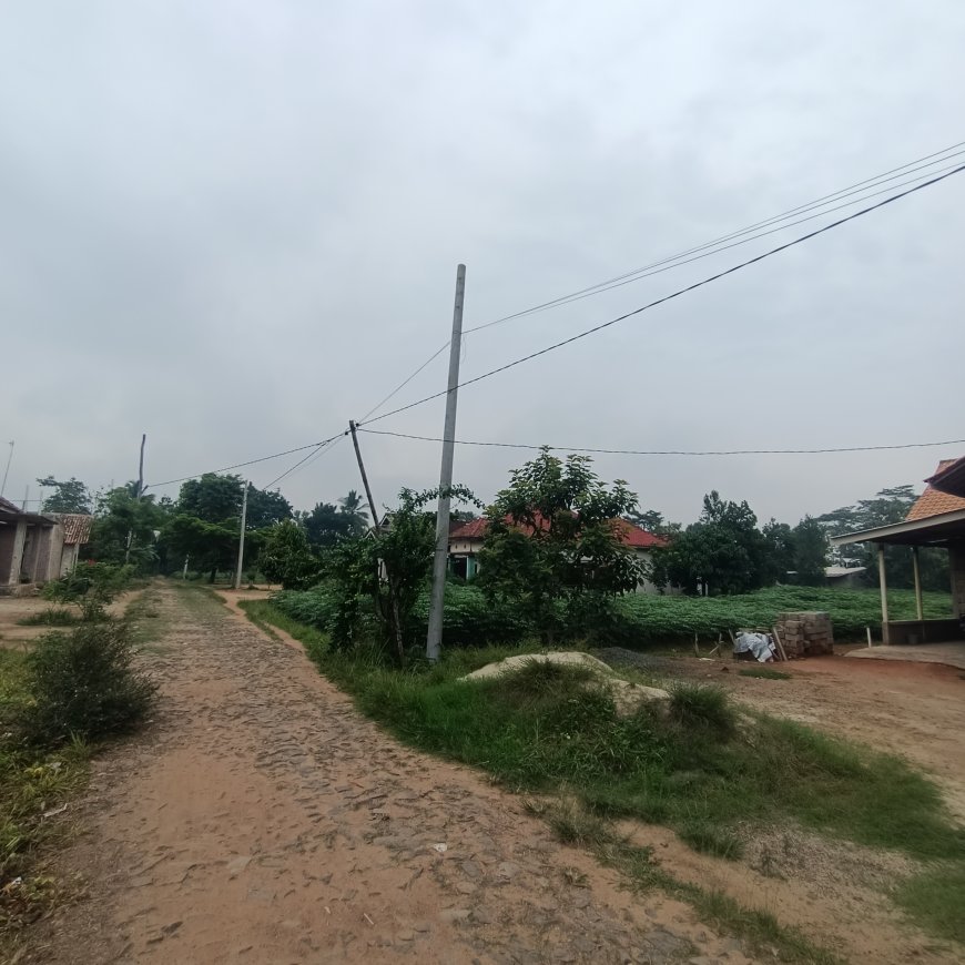Dua Tahun Tiang Terpasang, Warga Dusun 1 Gedung Dalam Keluhkan Lambatnya Penarikan Jaringan Listrik PLN