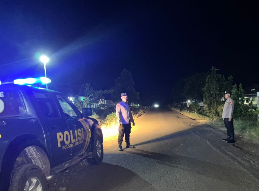 Patroli Malam Polsek Lampung Timur Tingkatkan Keamanan dan Keteraturan Masyarakat