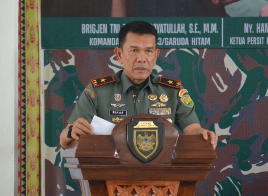 Korem 043/Garuda Hitam Siapkan Transisi Menjadi Kodam XX