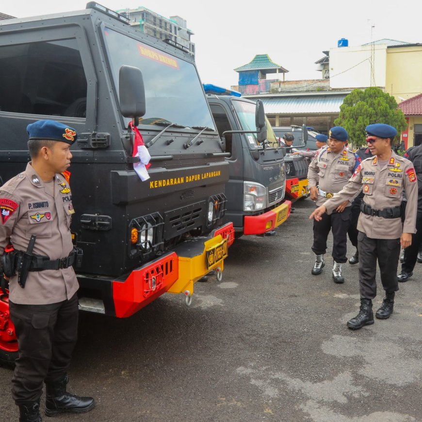Brimob Lampung Siap Siaga Hadapi Nataru 2025.