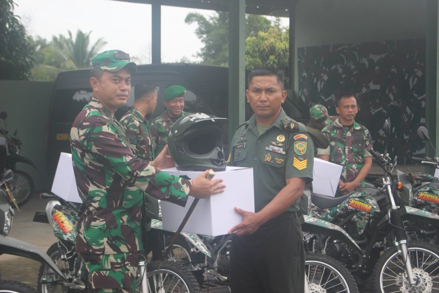 Dandim Serahkan 25 Motor Dinas Baru untuk Memperkuat Operasional Babinsa