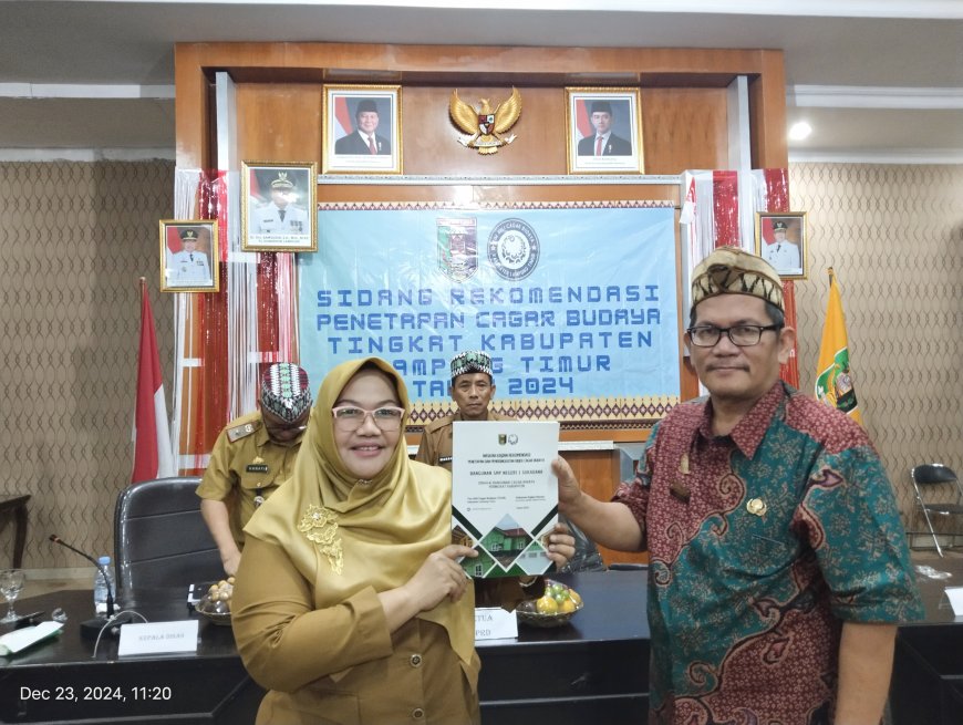 Tiga Bangunan Bersejarah di Lampung Timur Resmi Ditetapkan sebagai Cagar Budaya
