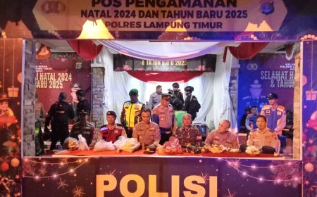 Sinergi Polres Lampung Timur dan Stakeholder Amankan Malam Pergantian Tahun