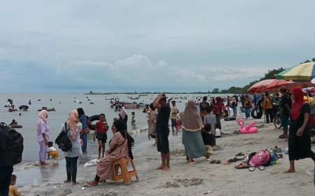 Liburan Seru di Pantai Kerang Mas, Destinasi Favorit Tahun Baru 2025