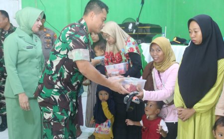 Kodim 0429/Lamtim Luncurkan Program Pemberian Makanan Bergizi untuk Cegah Stunting di Lampung Timur