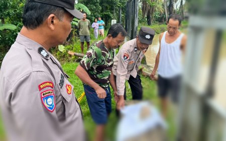 Penemuan Mayat Bayi di Irigasi Desa Adijaya Gegerkan Warga Pekalongan