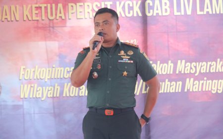 Dandim Lamtim Ajak Warga Labuhan Maringgai Bersinergi Bangun Negeri