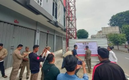 Hotel di Jalan Sudirman Metro Disegel, Izin Tak Sesuai Aturan