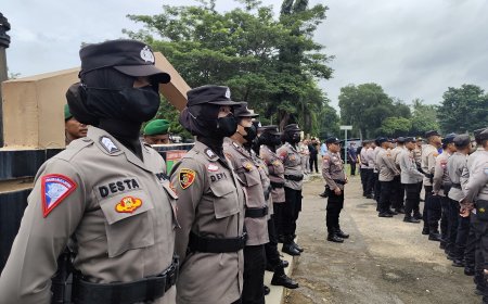 316 Personel Gabungan Amankan Aksi Unjuk Rasa Petani Singkong Lampung Timur