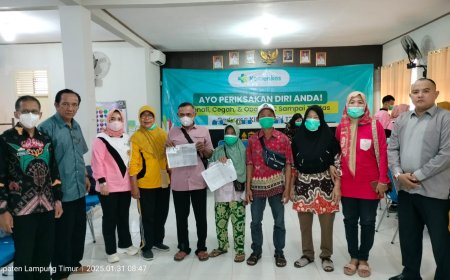 Kemenkes RI Gelar Pengobatan Gratis dan Deteksi Dini TBC di Sukadana