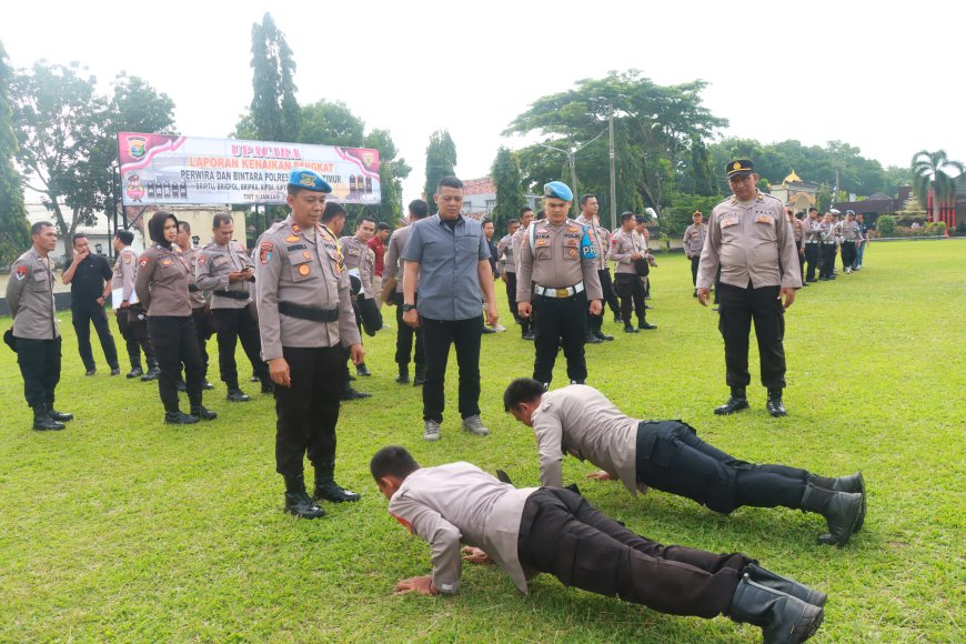 Polres Lampung Timur Tegaskan Disiplin dan Profesionalisme Anggota