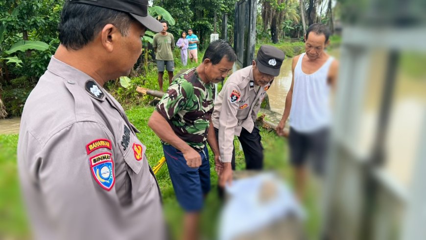 Penemuan Mayat Bayi di Irigasi Desa Adijaya Gegerkan Warga Pekalongan