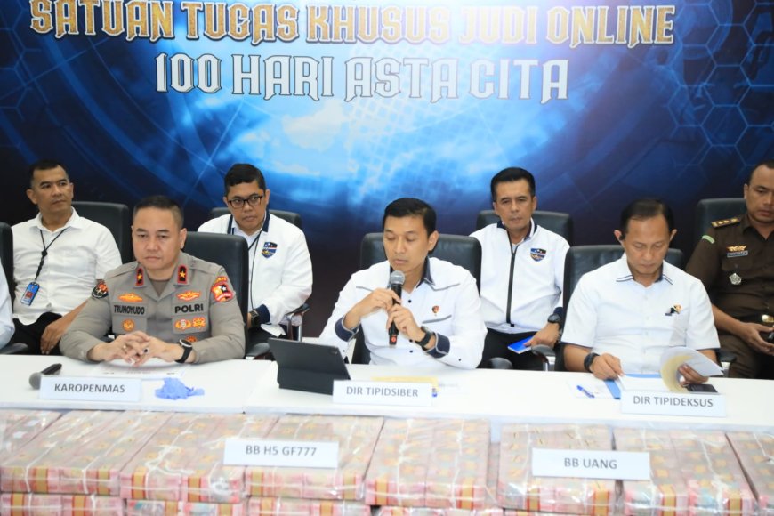 Polri Sita Aset Rp61 Miliar, Bongkar Tiga Situs Judi Online Raksasa!