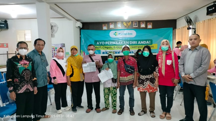 Kemenkes RI Gelar Pengobatan Gratis dan Deteksi Dini TBC di Sukadana