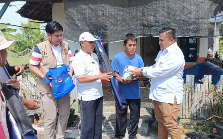 Gerindra Berbagi, Ringankan Beban Warga Terdampak Puting Beliung