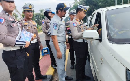 Operasi Keselamatan Krakatau 2025: Edukasi di Jalan Raya