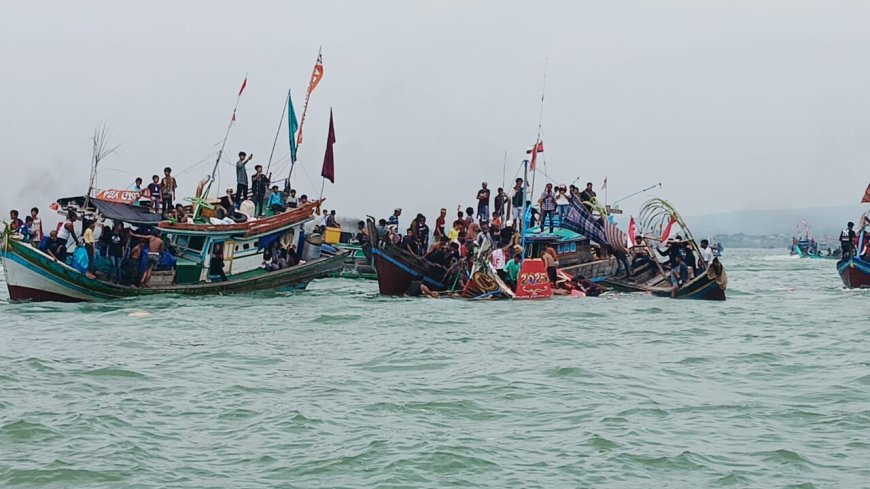 Syukur Nelayan Lampung Timur: Nadran Meriah di Muara Gading Mas