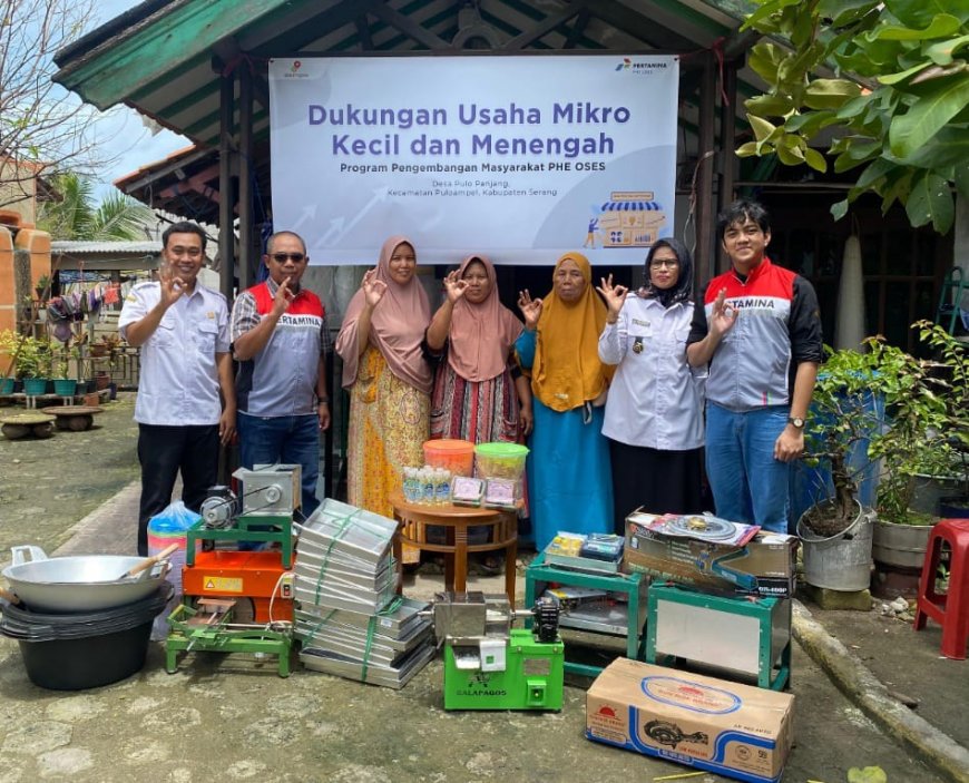 Dari Mesin Peras Kelapa hingga Lemari Etalase: PHE OSES Dongkrak UMKM Pulo Panjang
