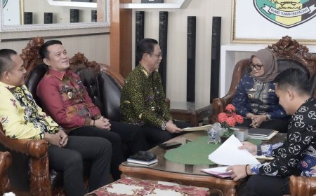 Bupati Ela Terima Audiensi Kepala Dispenda Provinsi Lampung