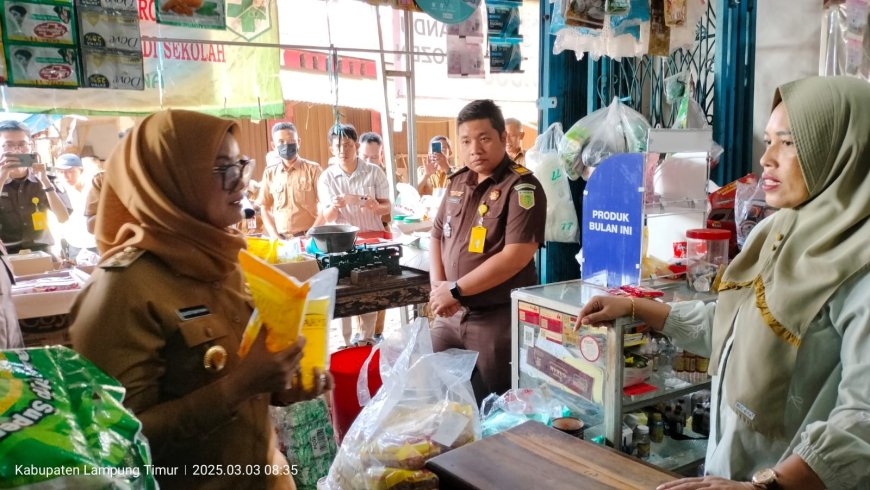 Bupati Lampung Timur Turun Langsung, Awasi Harga Sembako di Bulan Ramadan