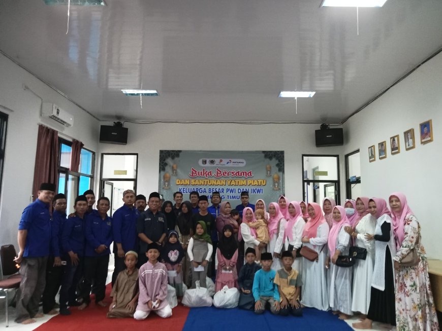 PWI Lampung Timur Tebar Berkah Ramadhan: Santunan Yatim hingga Buka Bersama Penuh Keakraban