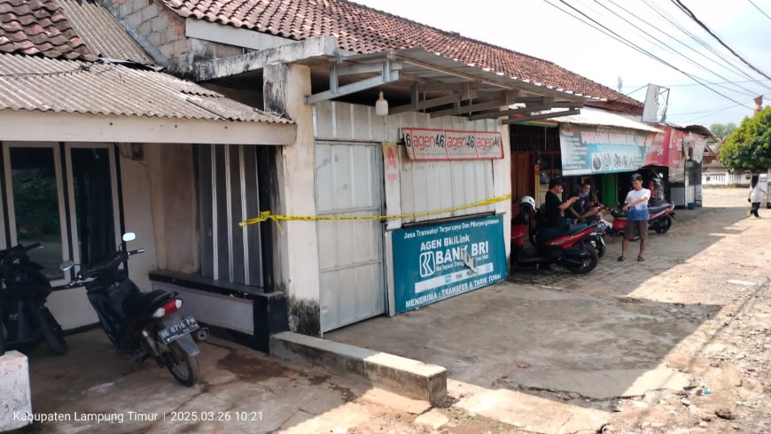 Aksi Nekat di BRI Link Sukadana: Perampok Bersembunyi di Atap, Korban Selamat Meski Luka di Kepala