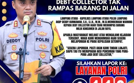 Polres Lampung Utara Siap Tindak Tegas Aksi Debt Collector di Jalan