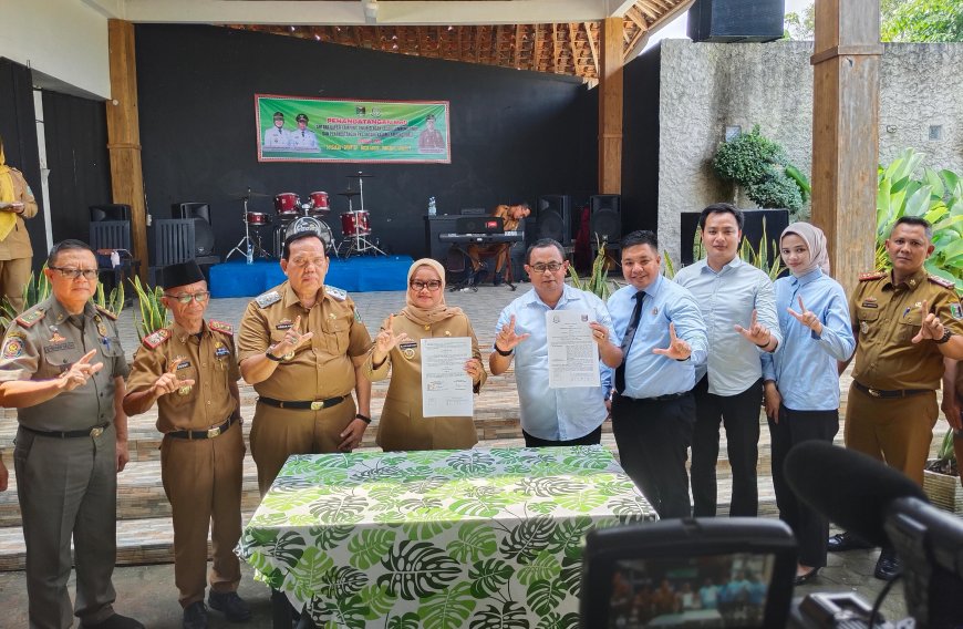Perkuat Tata Kelola Pemerintahan, Kejari dan Bupati Lampung Timur Teken MoU dan PKS dengan Sejumlah OPD