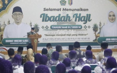 Gubernur Lampung Lepas Jemaah Haji dengan Harapan Membangun Ketulusan di Tanah Suci