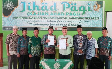 BNNK dan Muhammadiyah Lampung Selatan Teken Kerjasama