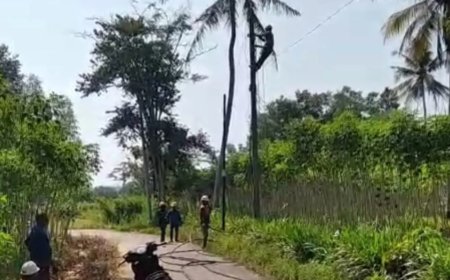 Masyarakat Pasar Sukadana Rasakan Manfaat Penambahan Daya Listrik dari PLN