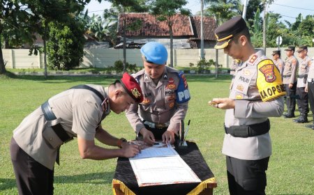 Sertijab Kasat dan Kapolsek Semangat Pembaruan untuk Pelayanan Masyarakat