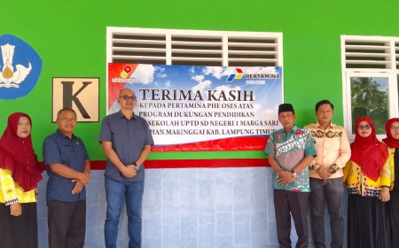 PHE OSES Sentuh Pendidikan Lampung Timur: Sekolah Modern, Generasi Unggul