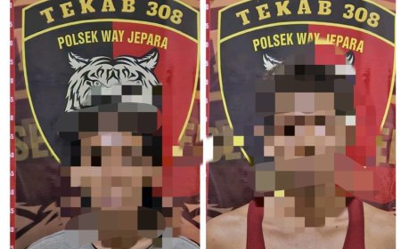 Dua Warga Lampung Timur Diamankan Polisi atas Dugaan Pencurian dan Penadahan
