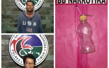 Polres Lampung Timur Gagalkan Penyalahgunaan Narkoba, Dua Tersangka Langsung Diamankan