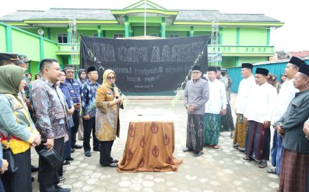 Bupati Lamtim Resmikan Pos Kesehatan Pesantren Sebagai Upaya Tingkatkan Layanan Kesehatan Santri