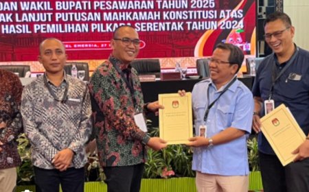 Nanda dan Anton Unggul di Pilkada Pesawaran Setelah Penghitungan Ulang Suara