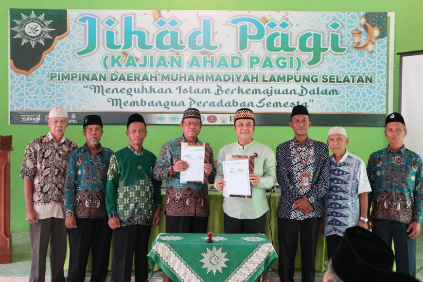 BNNK dan Muhammadiyah Lampung Selatan Teken Kerjasama