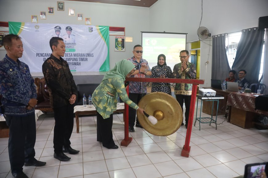 Bupati Lampung Timur Canangkan Program '10 Desa Migran Emas' Demi Perlindungan dan Pemberdayaan PMI Perempuan