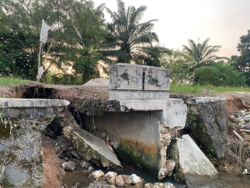Seruan Mendesak Untuk Perbaikan Gorong-gorong di Desa Negara Nabung, Diperkuat dengan Pernyataan Kades