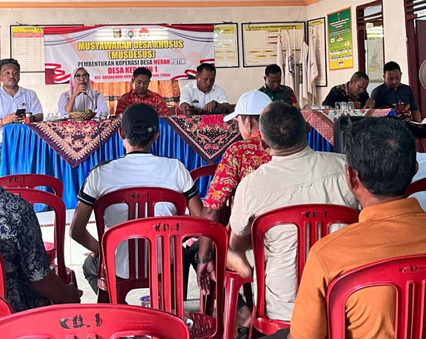 Koperasi Merah Putih Resmi Dibentuk di Desa Kedaton Satu, Siap Dorong Ekonomi Desa