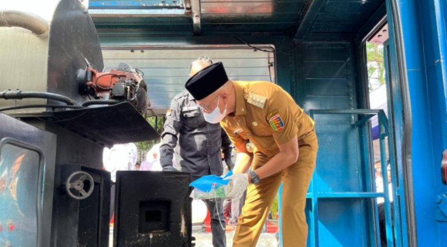Gubernur Lampung dan BNN Provinsi Lampung Berhasil Musnahkan 14,95 Kg Sabu di Halaman Kantor Gubernur