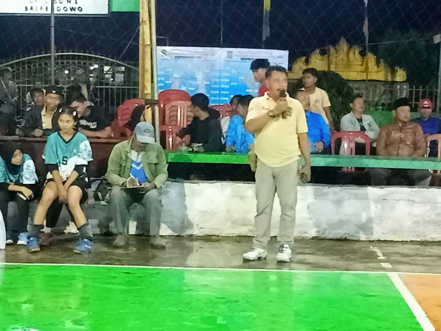 Open Turnamen Bola Voli Meriahkan HUT Ke-69 Desa Sripendowo Lampung Timur