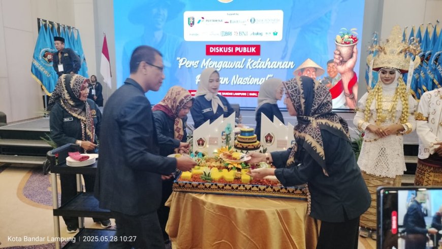 Bersama Pemerintah, PWI Lampung Berkomitmen Wujudkan Indonesia Mandiri Pangan