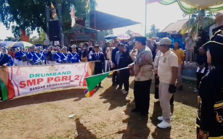 Karnaval Budaya Meriahkan Puncak HUT Ke-69 Desa Sripendowo Lampung Timur