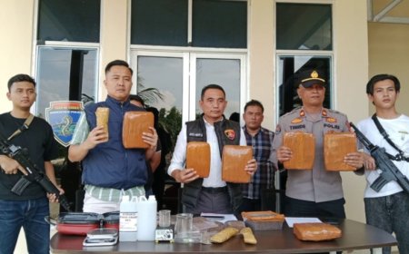 Polres Lampung Tengah Sukses Gegar Narkoba, 16 Pelaku Ditangkap dalam Dua Pekan