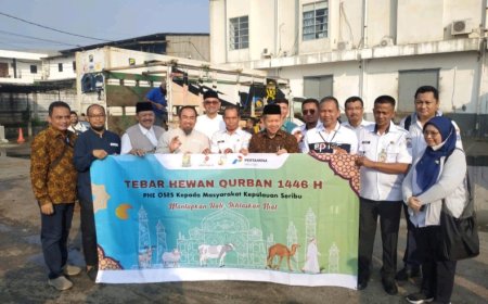 PHE OSES Berbagi 32 Hewan Kurban ke 15 Lokasi Demi Pererat Silaturahmi di Hari Raya Idul Adha